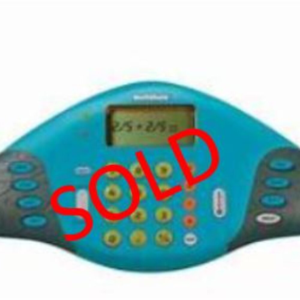 NEW!_MathShark Digital Math Game, Handheld Electronic Math Learning Game, Age 6+